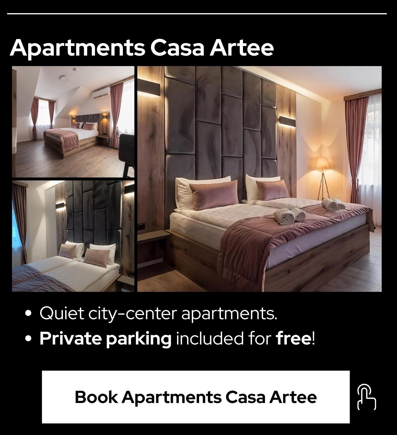 -Apartments Casa Artee- Quiet city-center apartments. Private parking included for free! -Book Apartments Casa Artee-